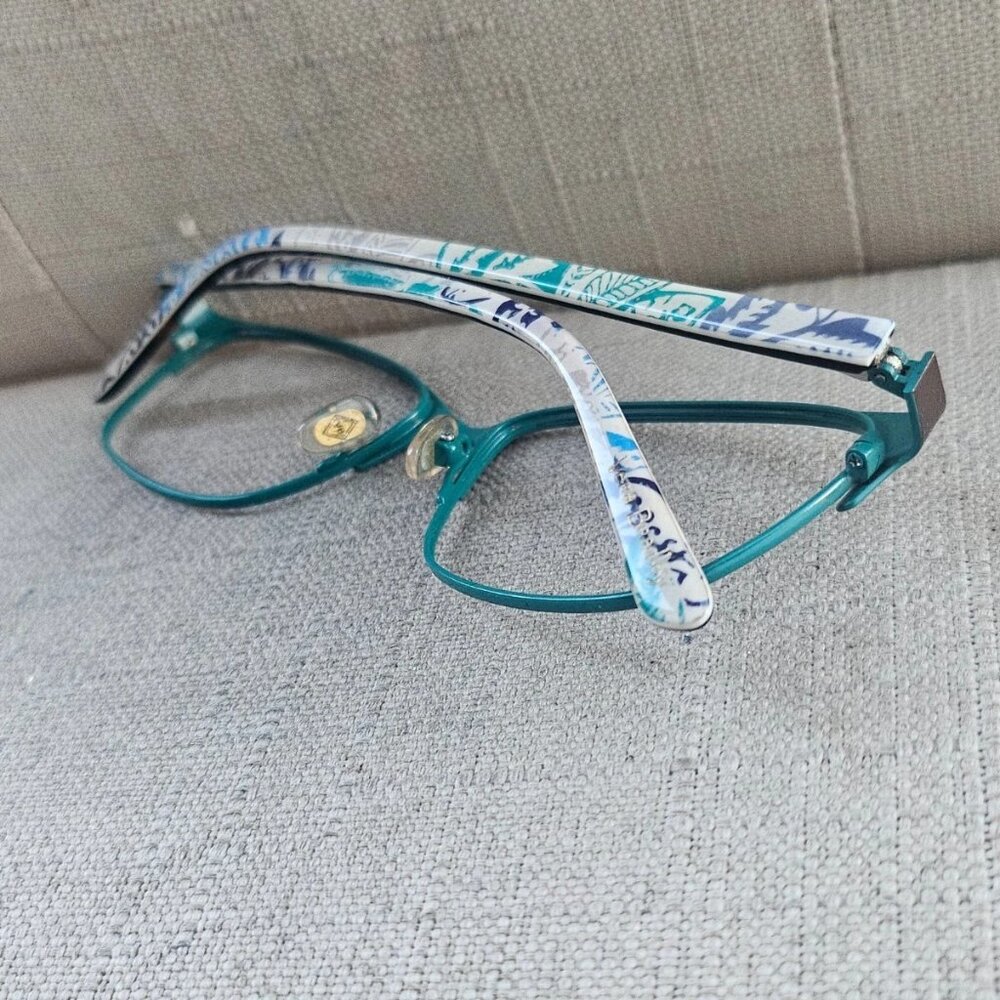 Vera Bradley Women Eyeglasses Frame Brown/Turquoise SANTIAGO Glasses SHARON - Picture 6 of 12